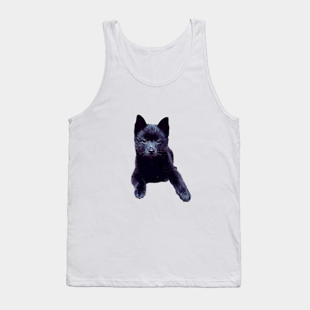 Schipperke puppy dog cute Tank Top by ElegantCat